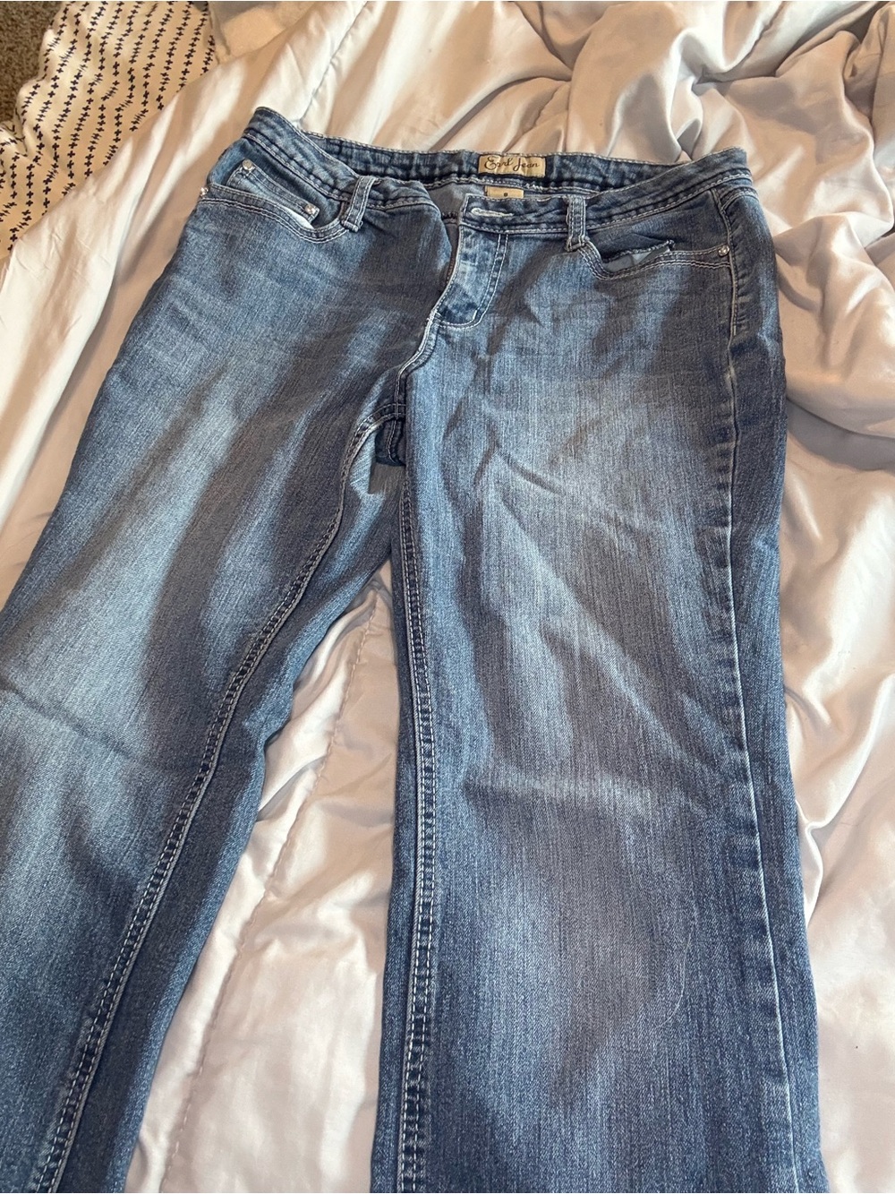 Earl Jeans Women's Boot Cut Jeans - Medium Blue Wash